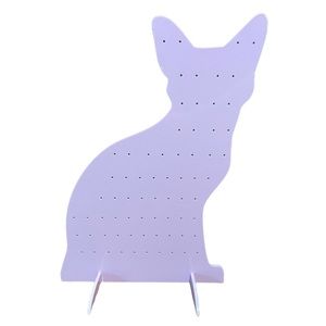Cat Shaped Acrylic Earring Holder